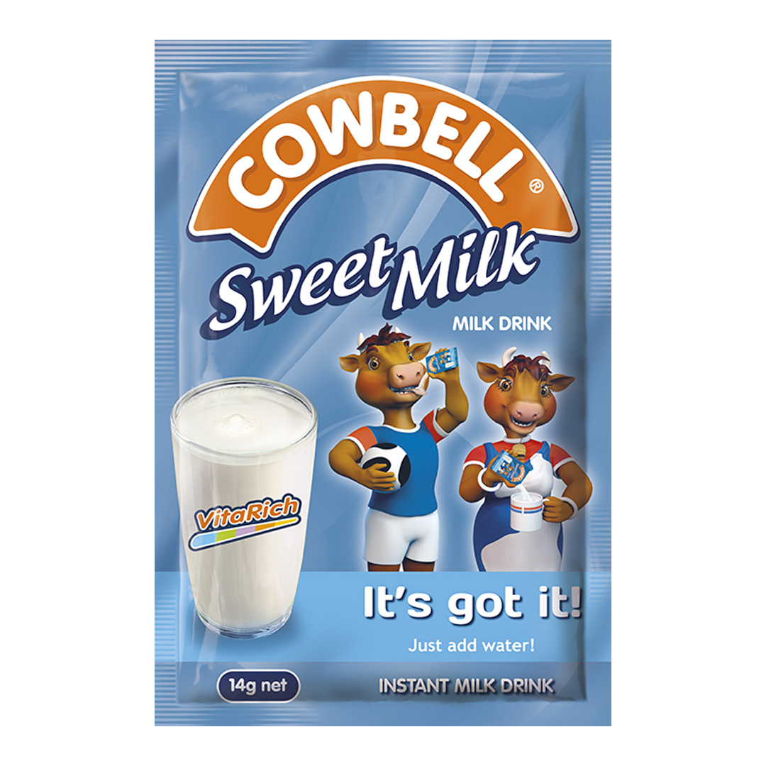 Cowbell Sweetened Powdered Milk Sachet – 14g (260 Pack) | Creamy Sweetness in a Convenient Single Serve