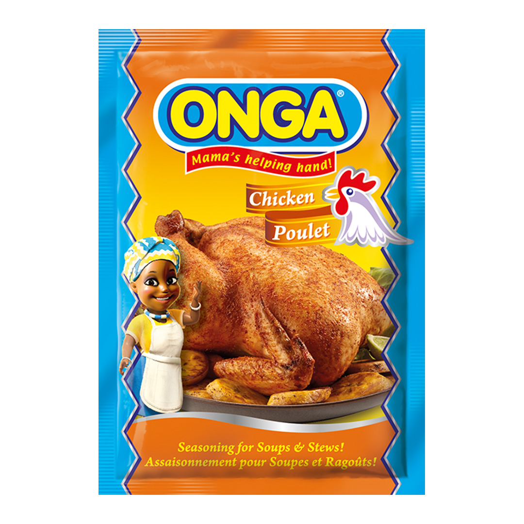 Onga Chicken Seasoning Powder Sachet – 10g (200 Pack) | Flavorful Chicken Every Time