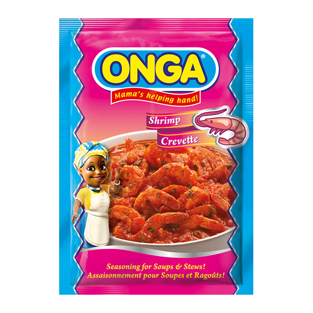 Onga Shrimp Seasoning Powder Sachet – 10g (200 Pack) | Bold Shrimp Flavor for Seafood & More