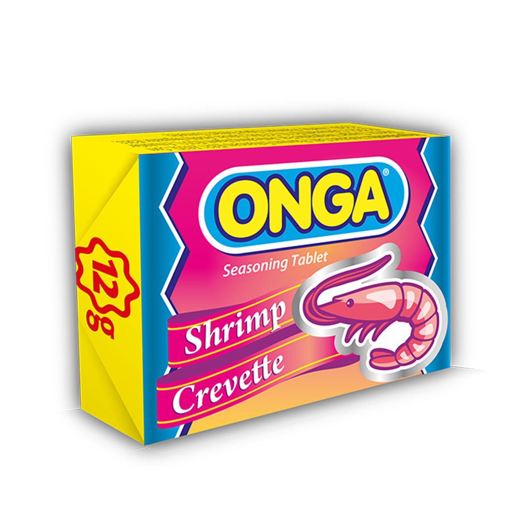 Onga Shrimp Seasoning Tablet – 11g (768 Pack) | Ocean-Fresh Flavor in Every Dish