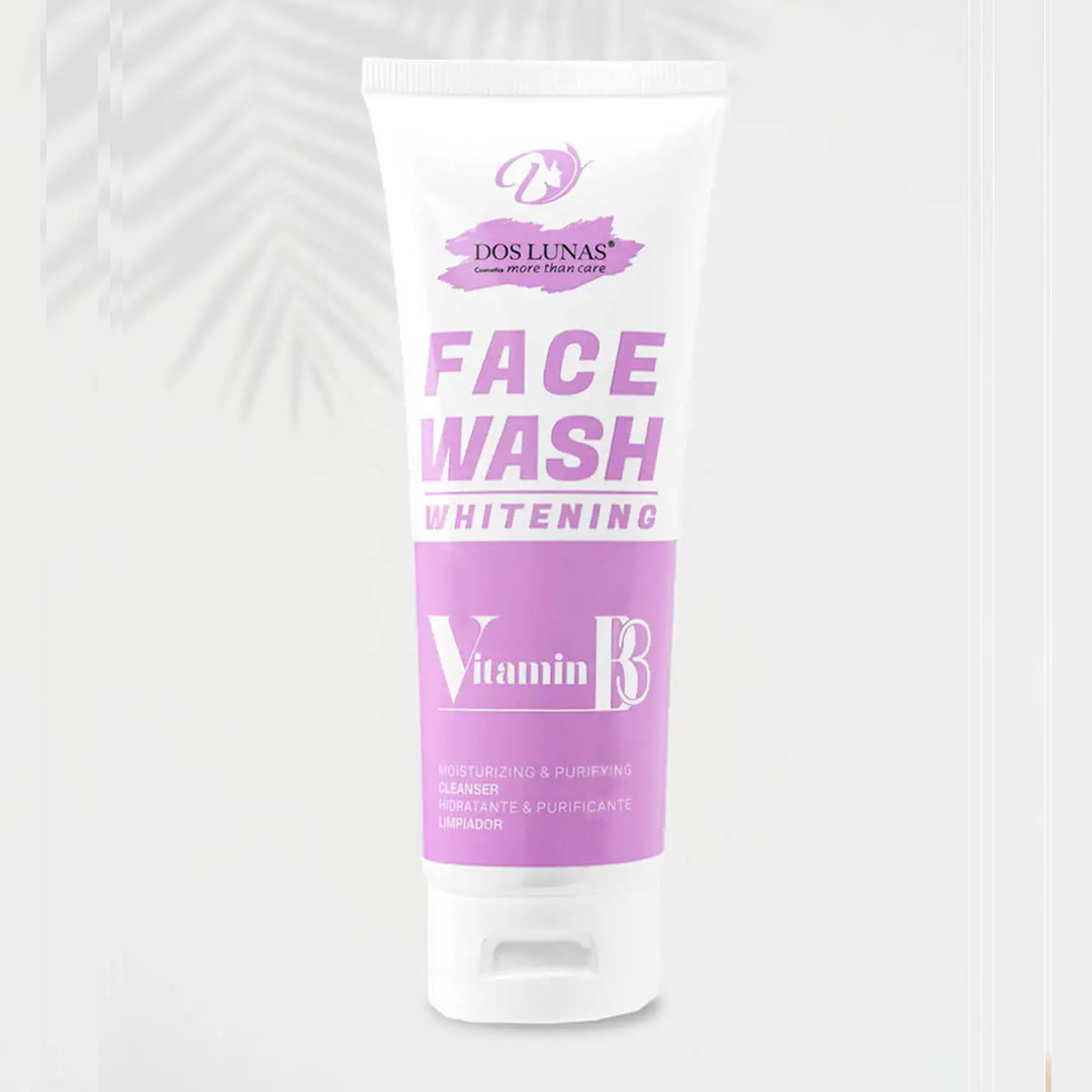 Doslunas Face Wash Vitamin B3 – 120g (12 Pack) | Tone-Perfecting Cleanser for Radiant, Smooth Skin