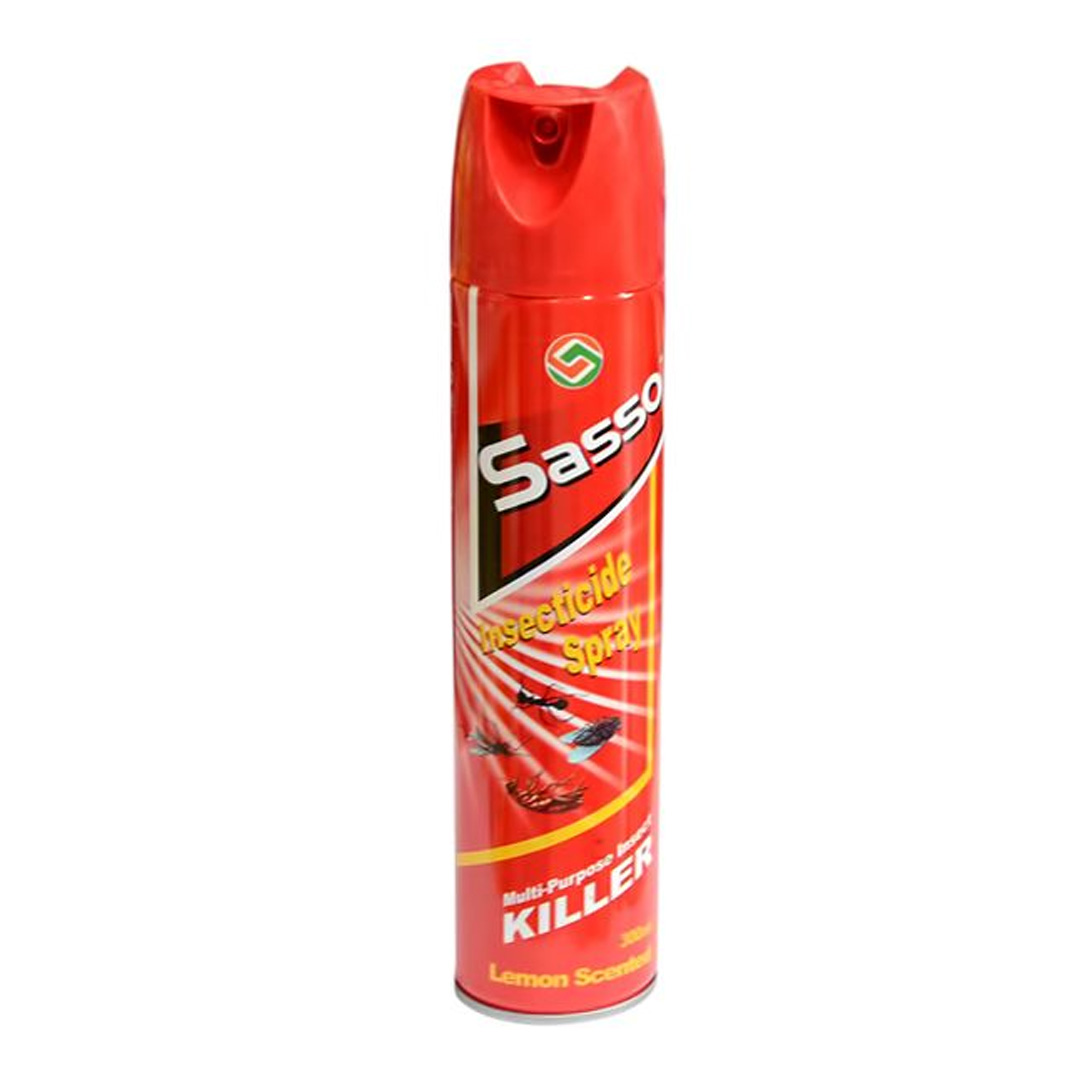 Sasso Insecticide Spray – 300ml (24 Pack) | Powerful Bug Control for Home & Outdoor Protection