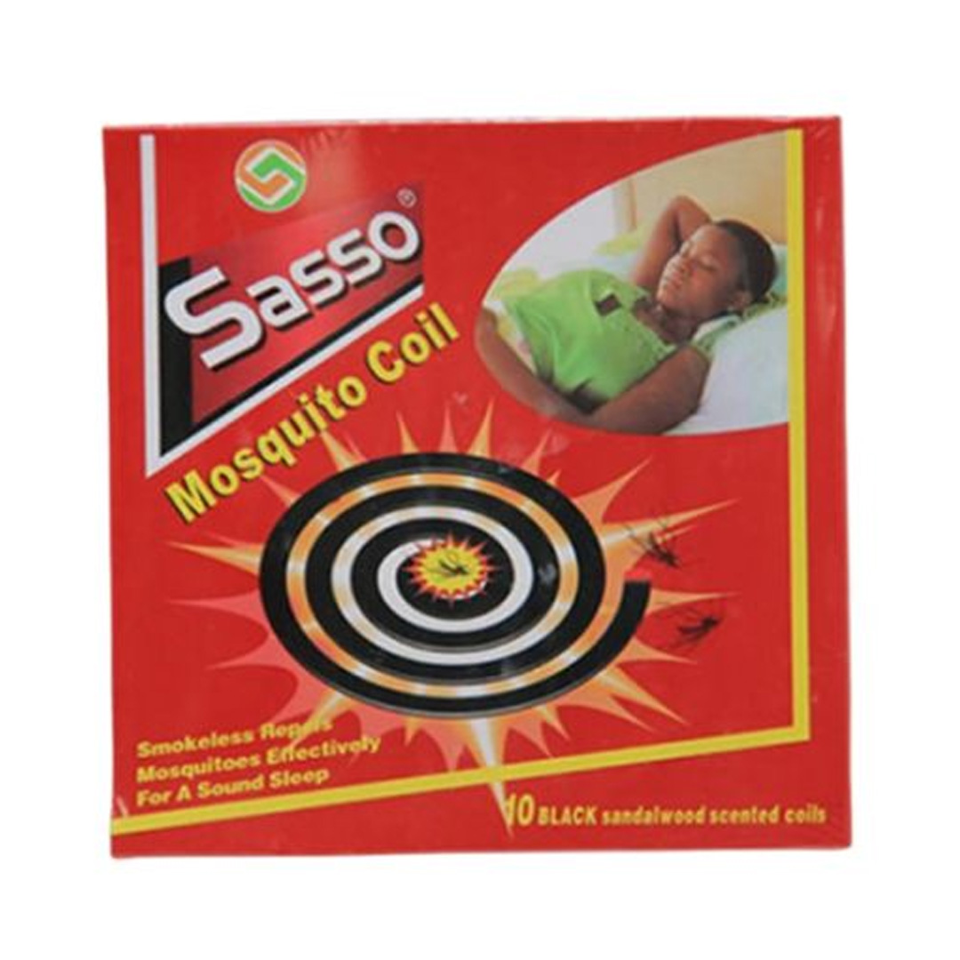 Sasso Mosquito Coil – (60 Pack) | Long-Lasting Outdoor Protection from Mosquitoes