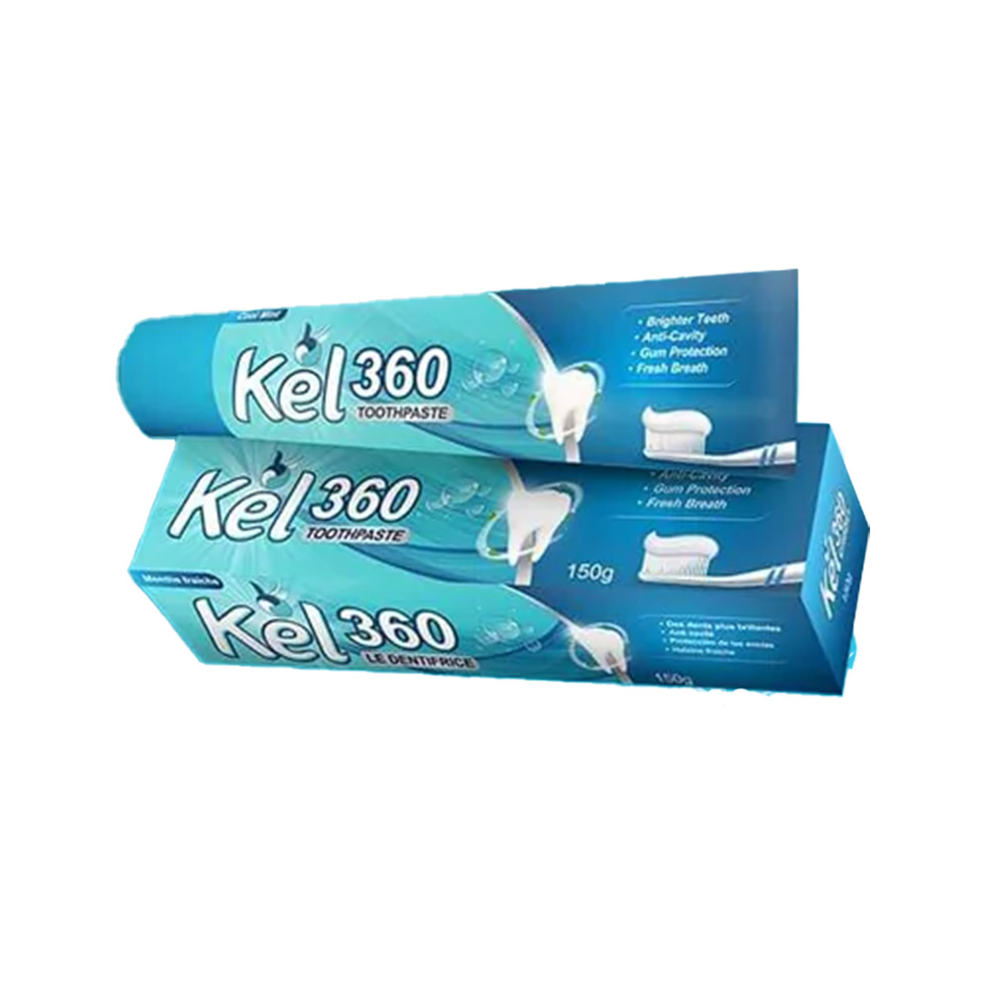 Kel 360 Toothpaste – 150g (48 Pack) | Complete Oral Care for a Healthy, Confident Smile