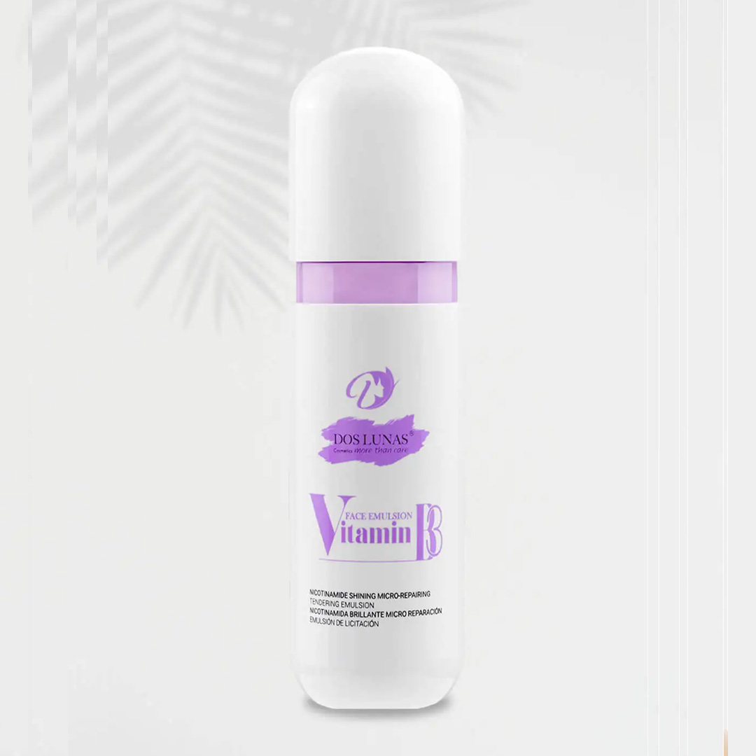 Doslunas Face Emulsion Vitamin B3 – 100ml (12 Pack) | Brighten, Smooth & Hydrate Your Skin