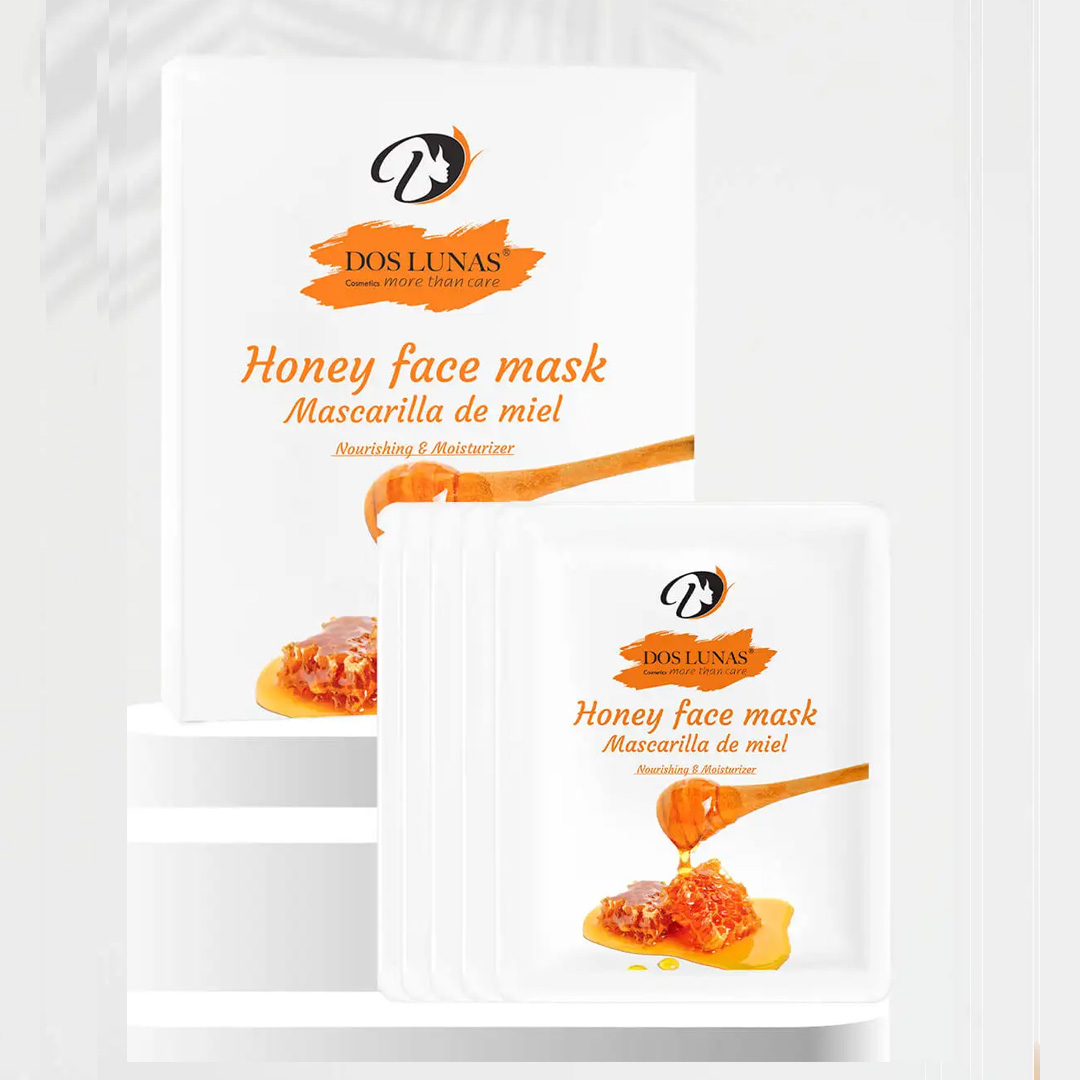 Doslunas Face Mask Honey – 25g (12 Pack) | Deeply Nourish, Hydrate & Glow
