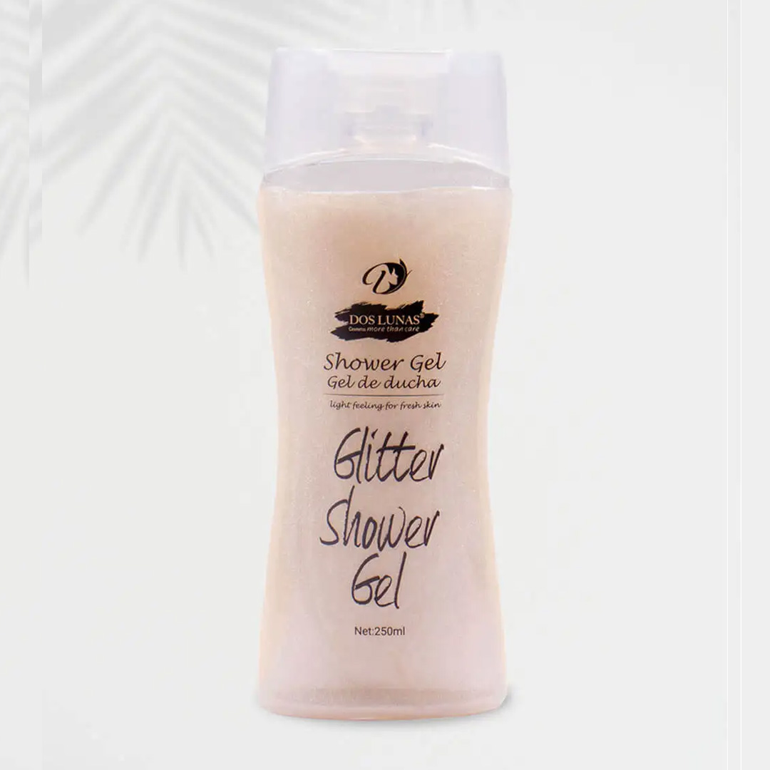 Doslunas Shower Gel Glitter Brown – 250ml (12 Pack) | Cleanse, Glow & Indulge in Rich Radiance