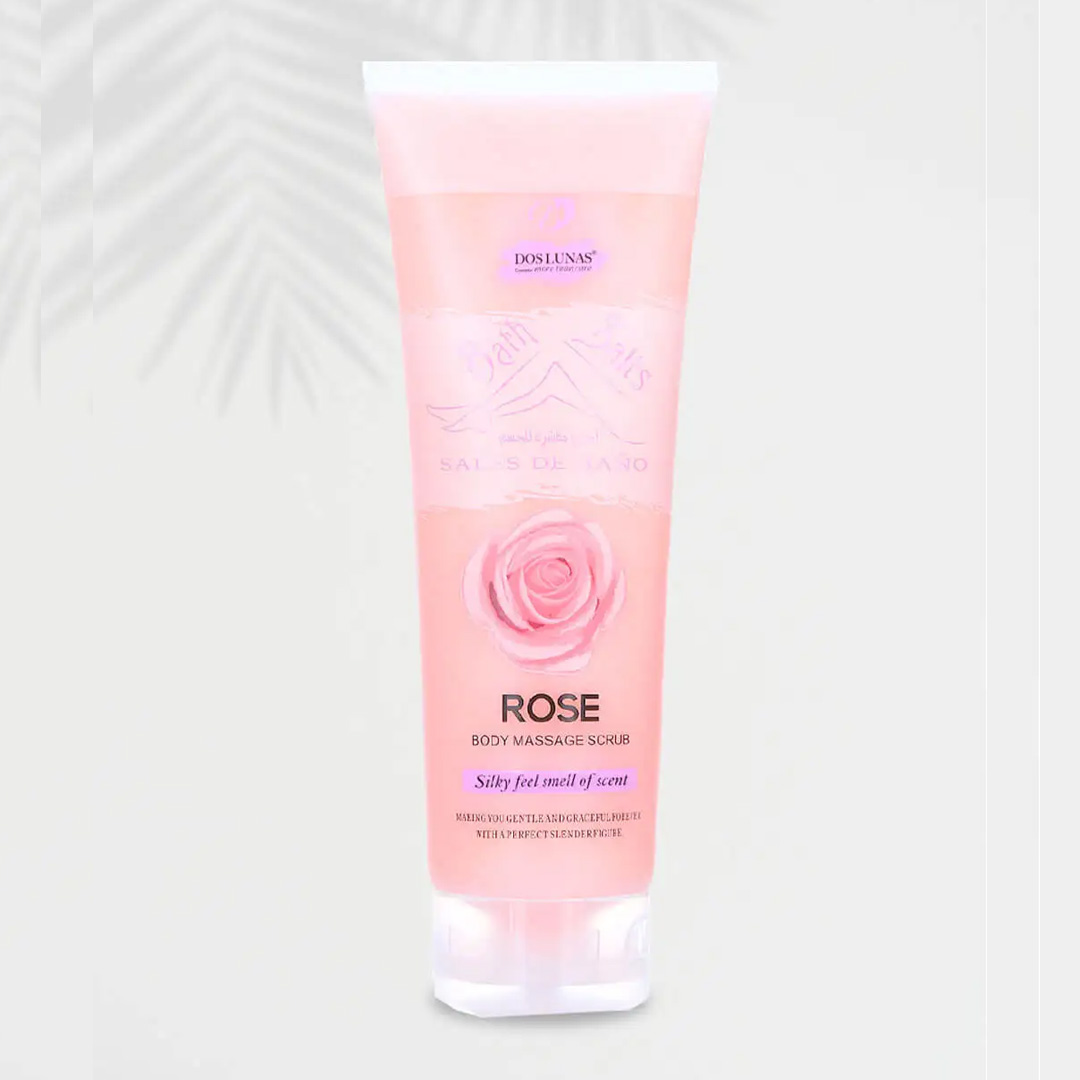 Doslunas Bath Salts Massage Rose – 280ml (12 Pack) | Relax, Rejuvenate & Bloom with Every Soak