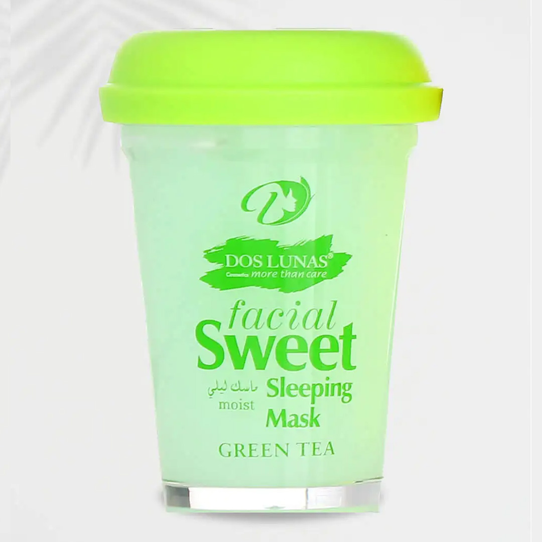 Doslunas Sleeping Mask Green Tea – 100ml (12 Pack) | Calm, Soothe & Rejuvenate Overnight
