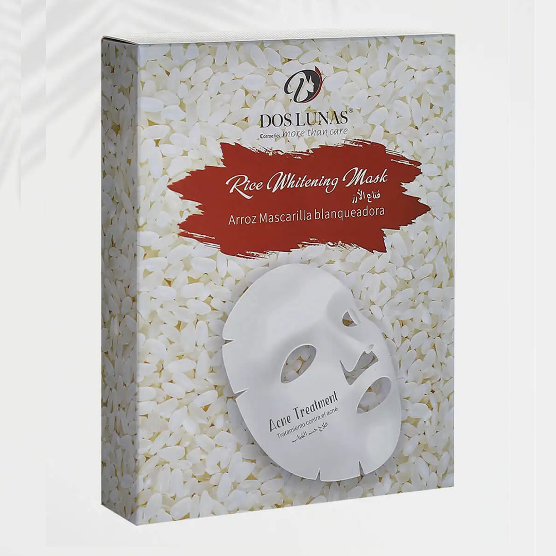 Doslunas Face Mask Rice – 25g (8 Pack) | Brighten, Nourish & Soothe Tired Skin