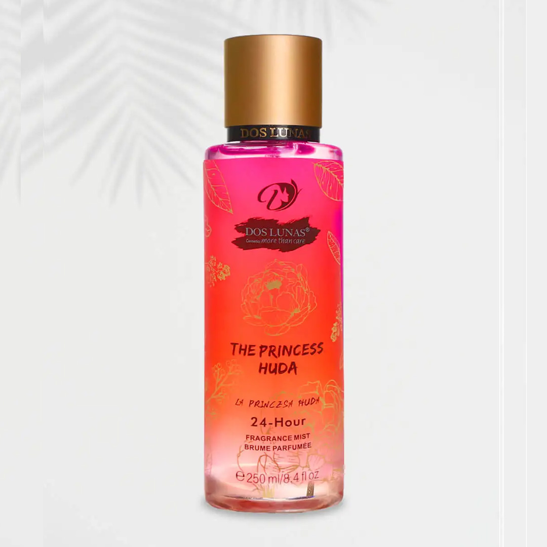 Doslunas Fragrance Mist The Princess Huda – 250ml (18 Pack) | Enchanting Elegance in Every Spray