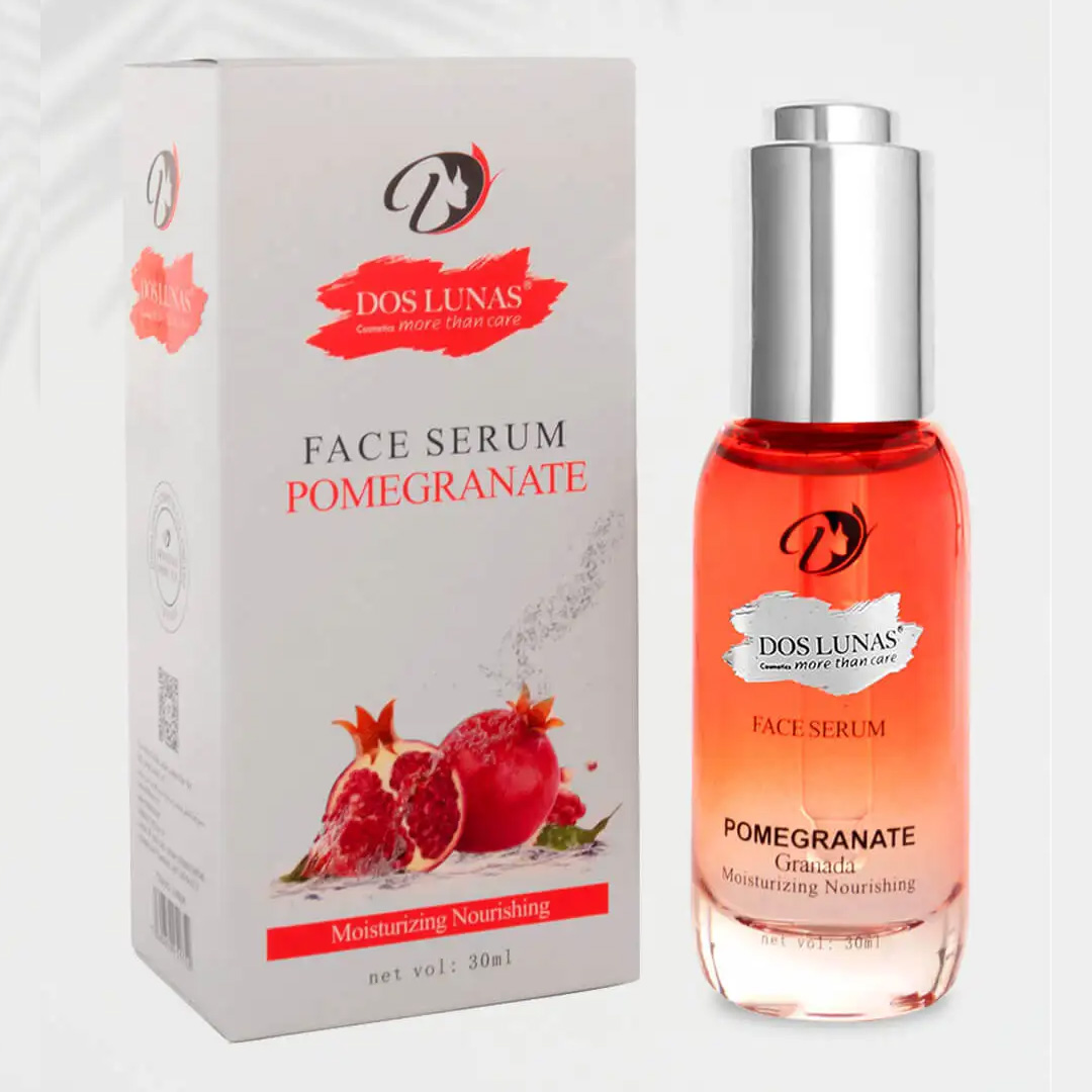 Doslunas Face Serum Pomegranate – 30ml (12 Pack) | Revitalize, Brighten & Fight Aging Naturally