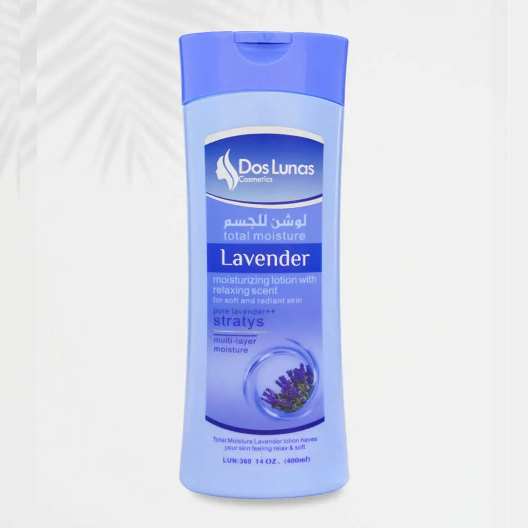 Doslunas Body Lotion Lavender – 400ml (12 Pack) | Soothing & Hydrating Luxury for Your Skin