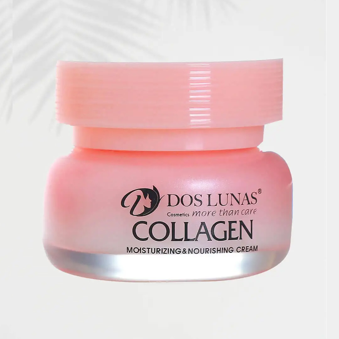Doslunas Face Cream Moisturizing Collagen Pink – 50g (12 Pack) | Hydrating & Anti-Aging Skincare Essential