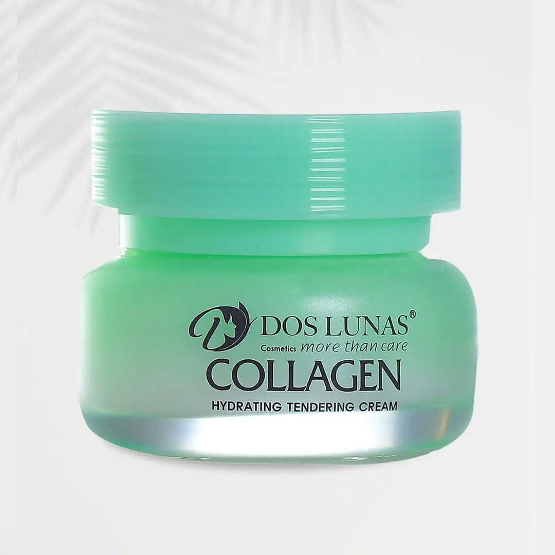 Doslunas Face Cream Moisturizing Collagen Green – 50g (12 Pack) | Deep Hydration & Skin Rejuvenation