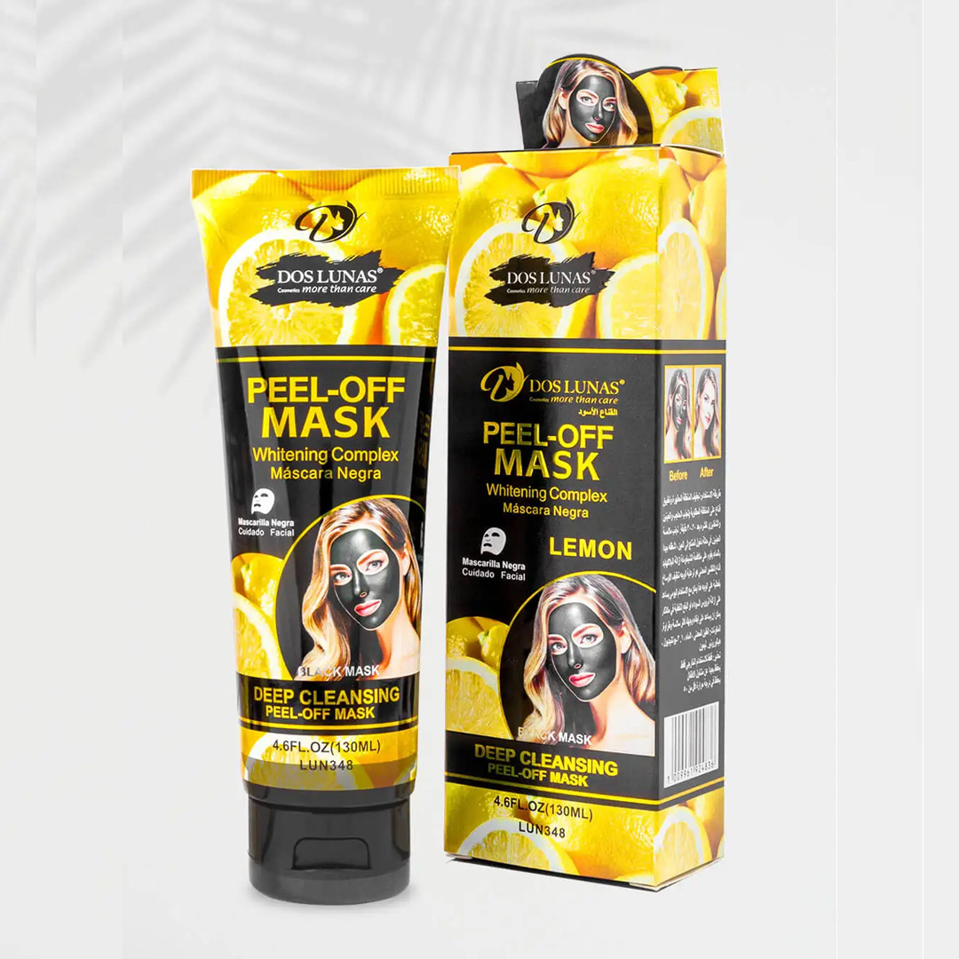 Doslunas Peel Off Mask Charcoal – 130ml (12 Pack) | Deep Cleansing & Blackhead Control
