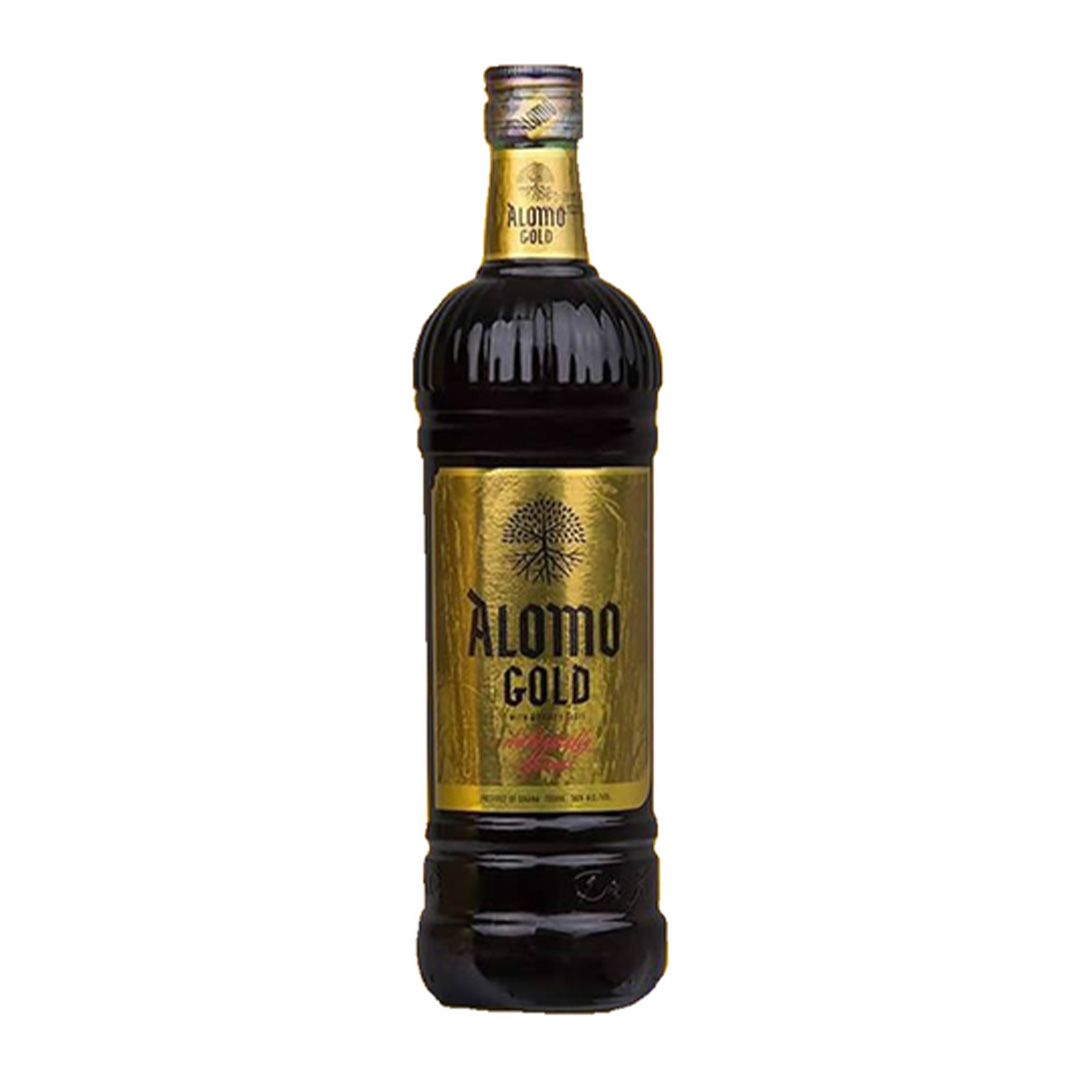 Kasapreko Alomo Bitters Gold – 750ml (12 Pack) | Herbal Tonic with a Golden Touch