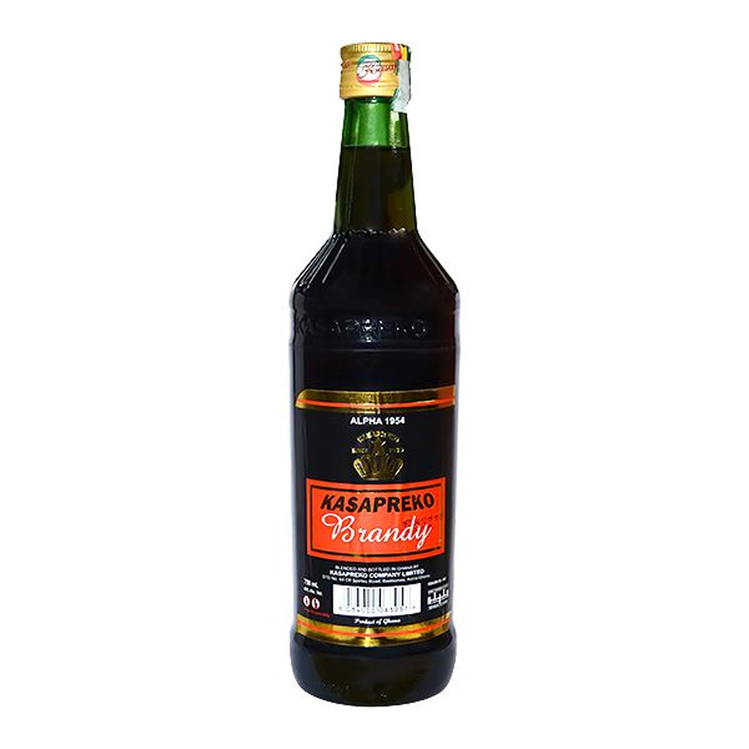 Kasapreko Brandy 40% – 750ml (12 Pack) | Bold, Smooth & Distinctly Refined