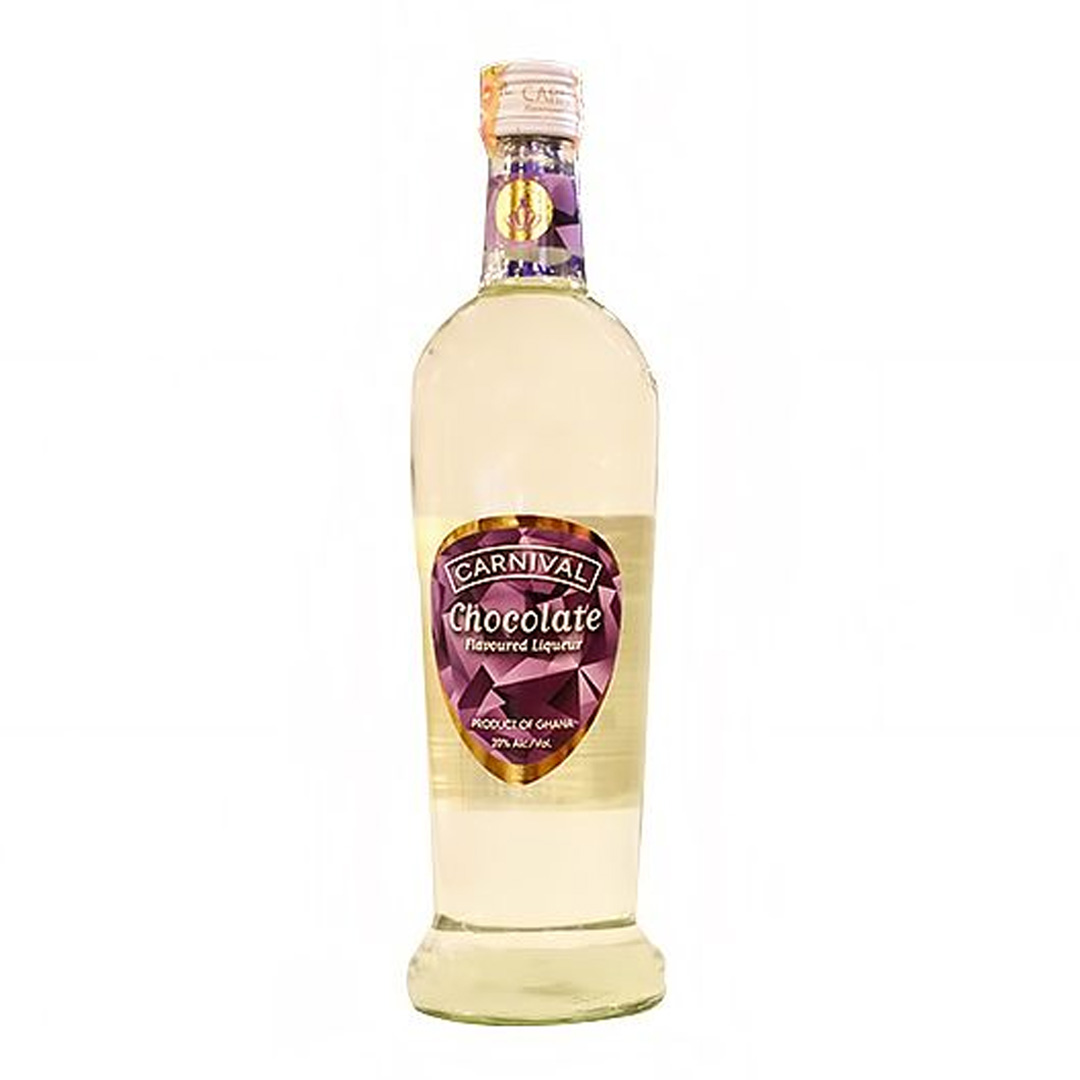 Kasapreko Carnival Chocolate 20% – 750ml (12 Pack) | Decadent Chocolate Liqueur with a Smooth Spirit Kick