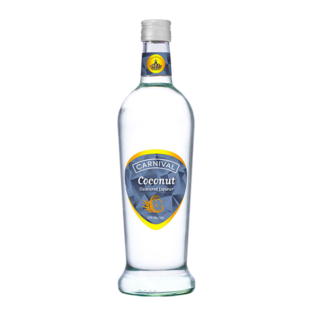 Kasapreko Carnival Coconut Flavoured Liqueur 20% – 750ml (12 Pack) | Tropical Coconut Indulgence with a Smooth Spirit Twist