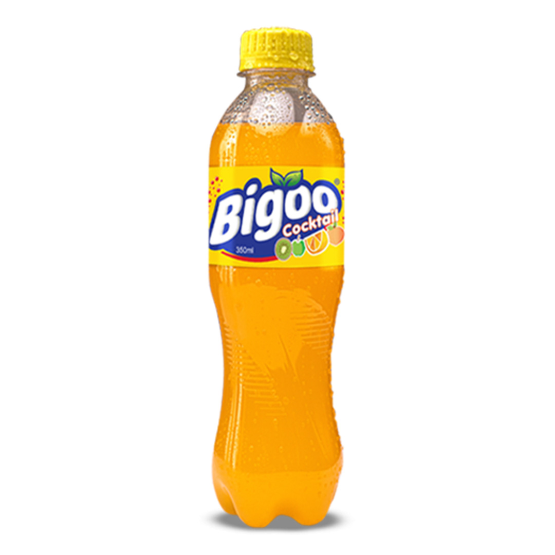 Bigoo Cocktail Soft Drink – 350ml (20 Pack) | Fruity Blend, Refreshing Taste, Party-Ready Delight