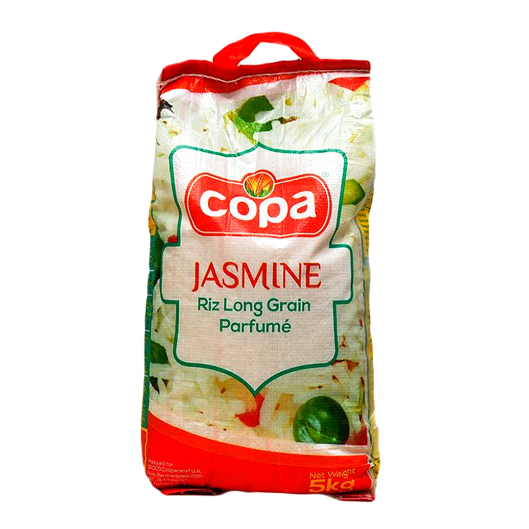 Copa Long Grain Jasmine Rice – 5kg (1 Pack) | Proudly Ghanaian, Naturally Fragrant, Perfectly Fluffy