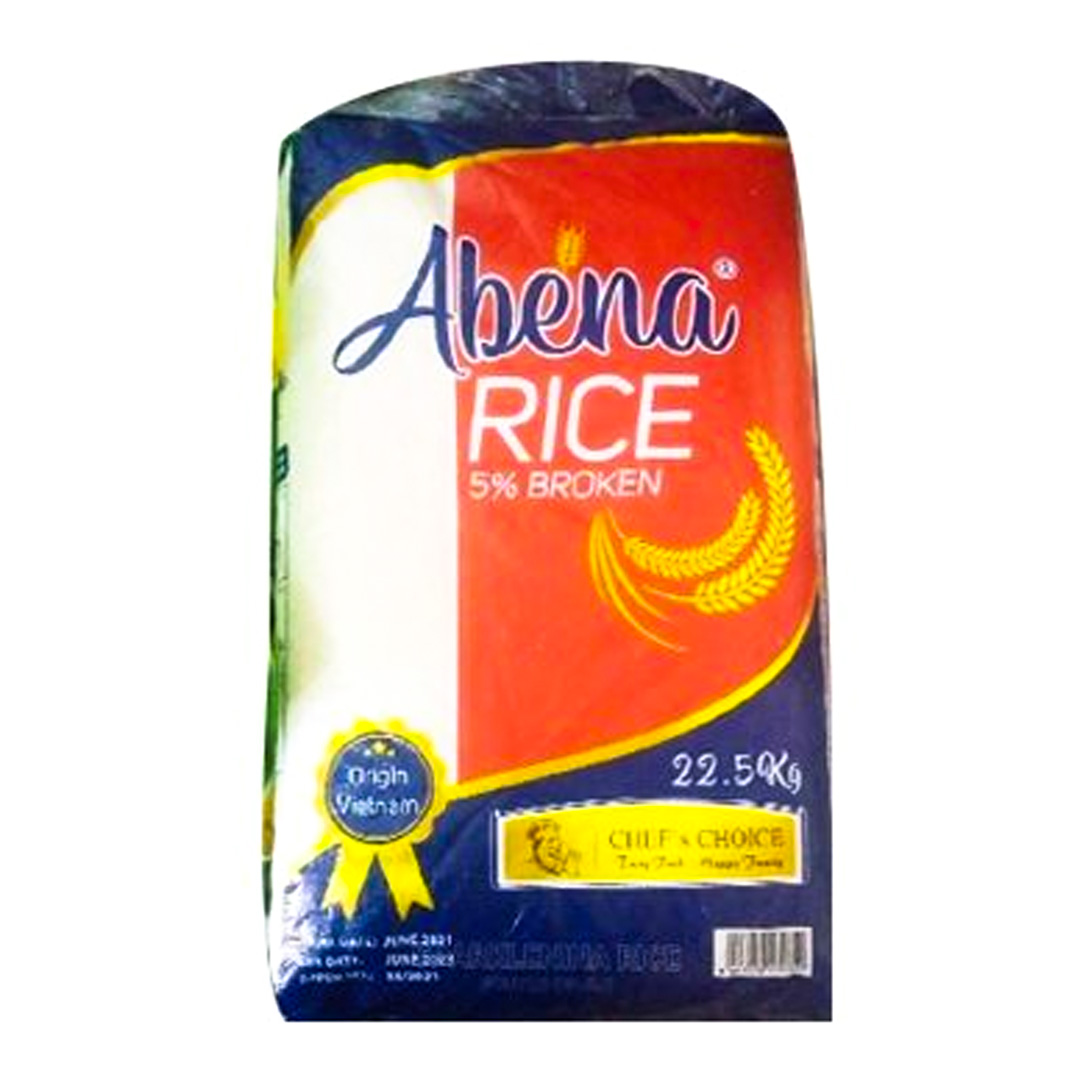 Abena Vietnam 100% Broken Rice - 45kg Bulk Pack | Premium Quality Cooking Rice