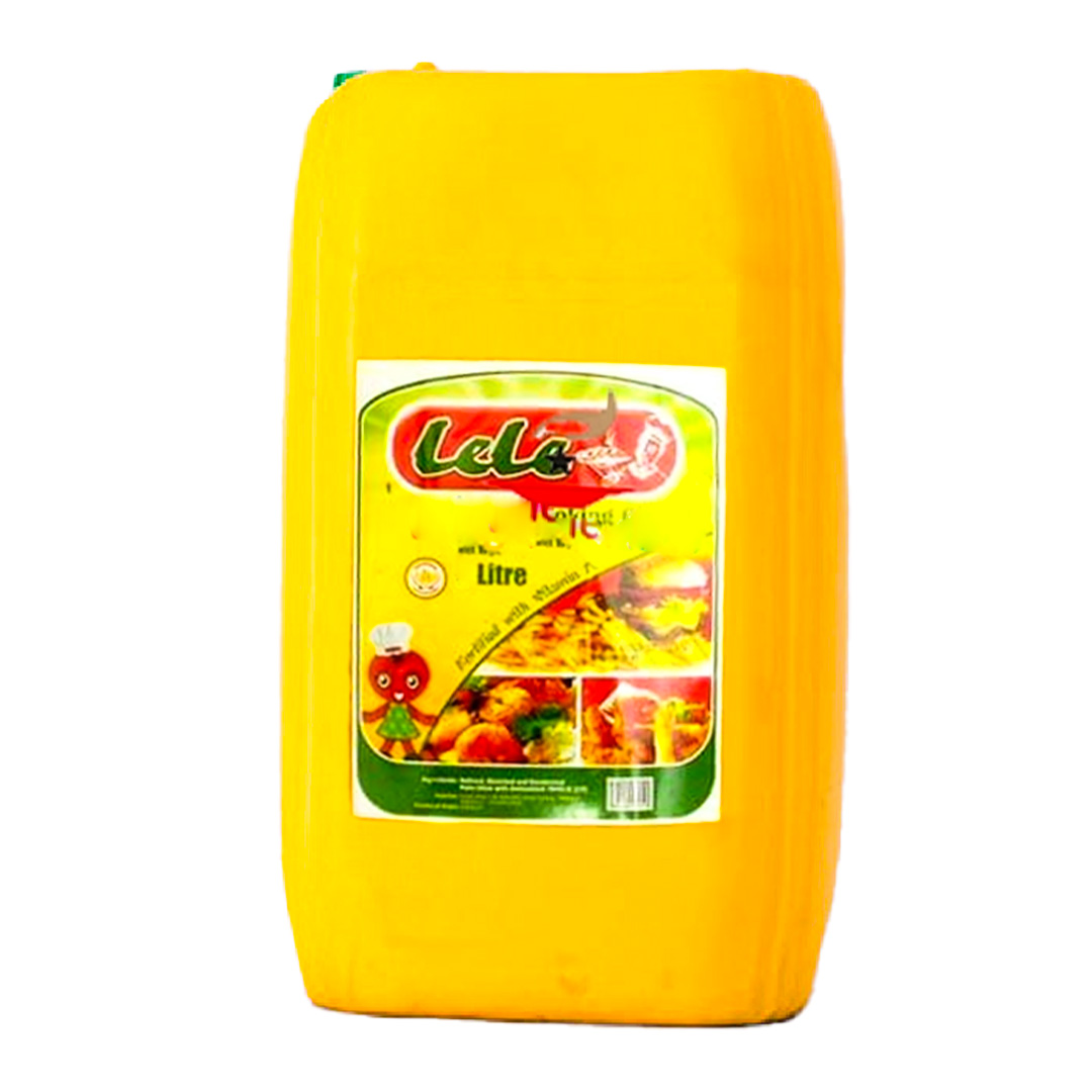 Lele Vegetable Oil – 25L (1 Pack) | Premium Cooking Oil for Homes, Restaurants & Food Vendors