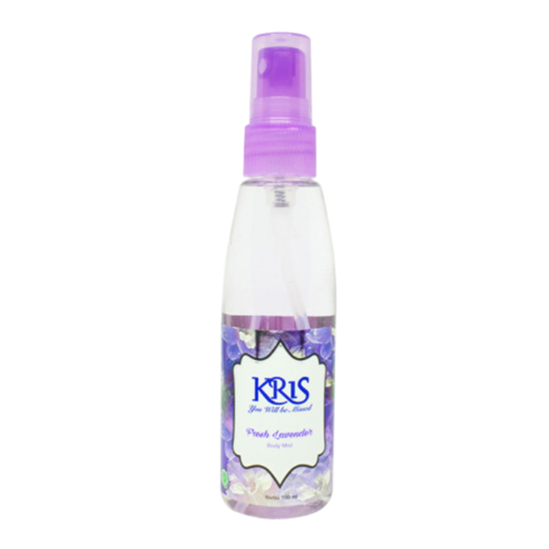 Kris Body Mist Fresh Lavender Purple – 100ml (36 Pack) | Refreshing & Soothing Lavender Scent
