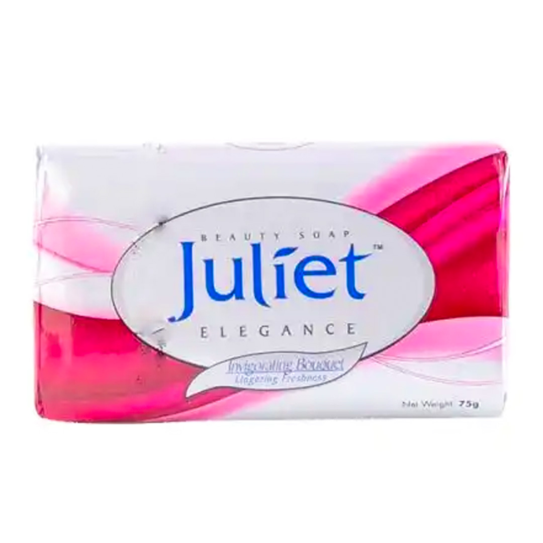 Juliet Beauty Soap Elegance Invigorating Red – 60g (72 Pack) | Refreshing & Rejuvenating Bathing Experience