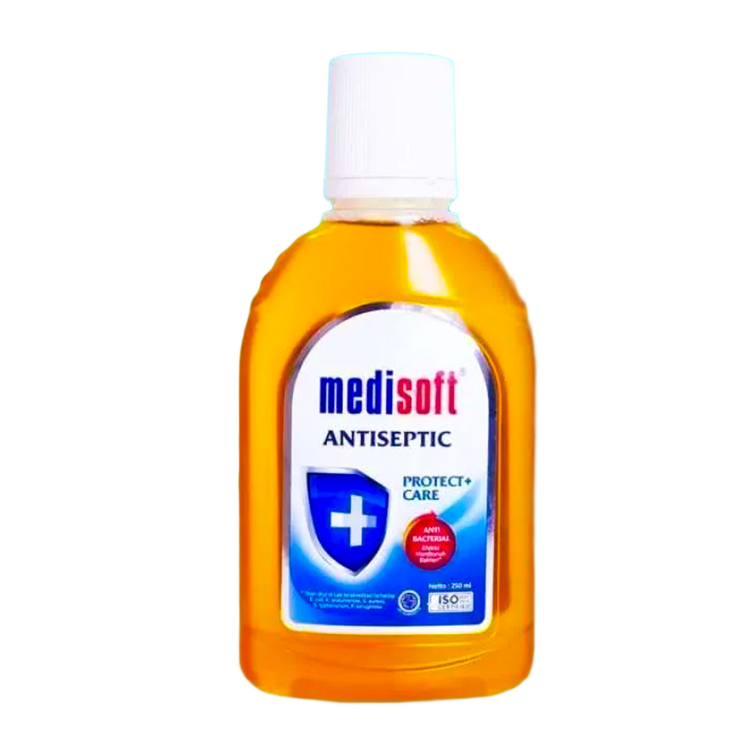 Medisoft Liquid Antiseptic - 100ml (24 Pack) | Compact Germ Defense for Every Day