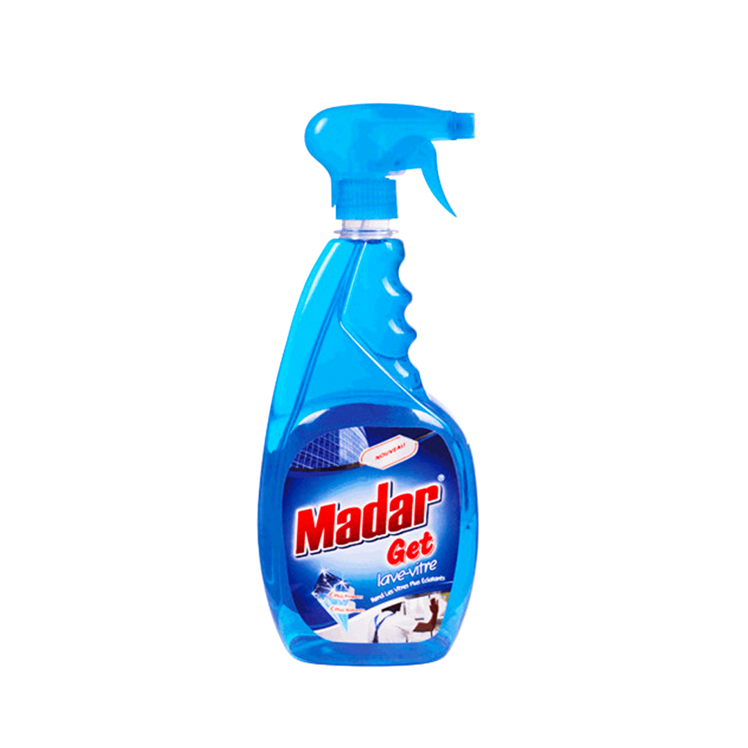Madar Glass Cleaner Bottle – 750ml (12 Pack) | Streak-Free Shine for Every Surface