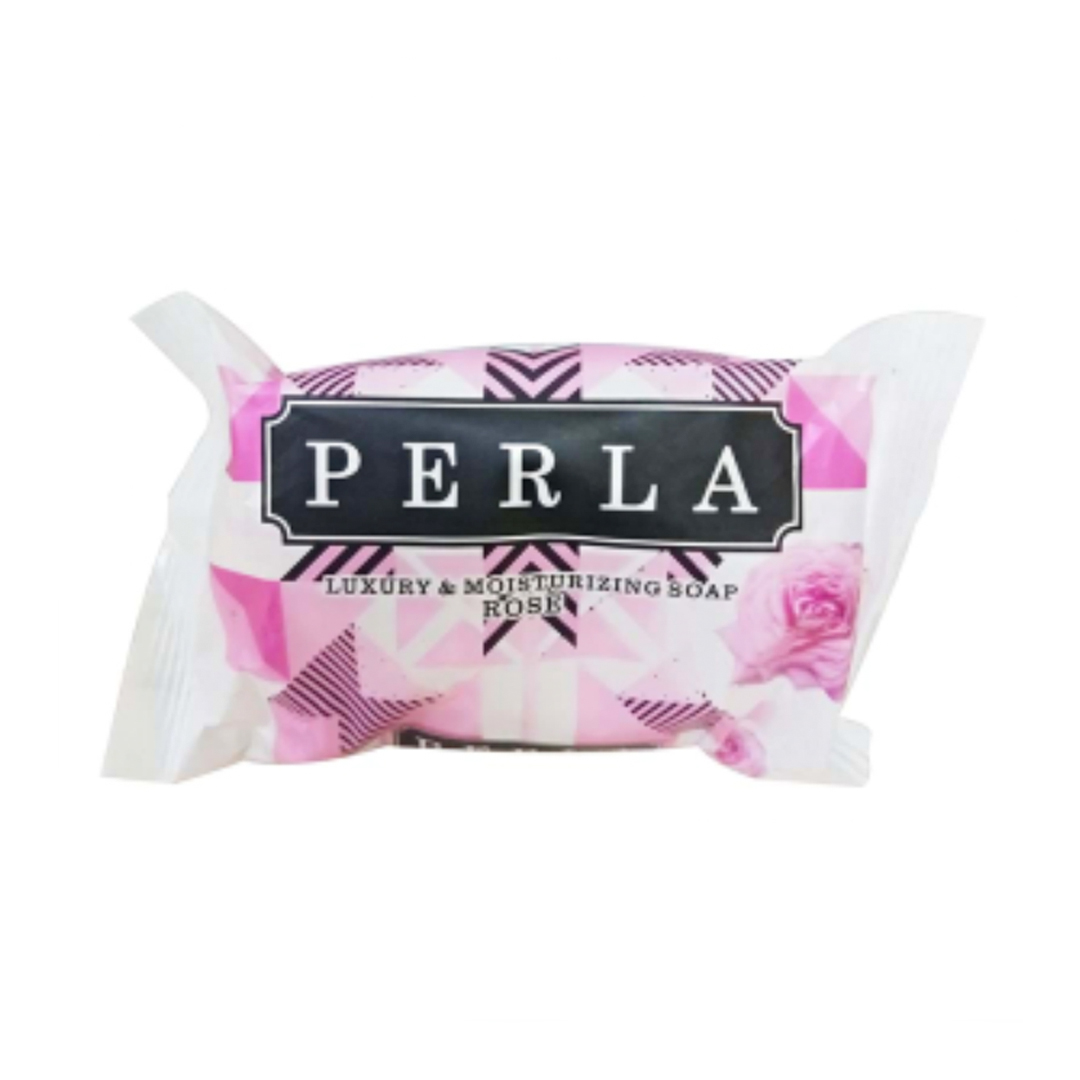 Perla Rose-Scented Toilet Soap – Small Size (36 Pack) | Refreshing Floral Cleanse for Everyday Use