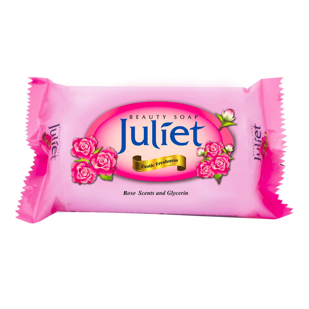 Juliet Beauty Soap Rose - 225g (36 Pack) | Luxurious Rose-Infused Bath Soap