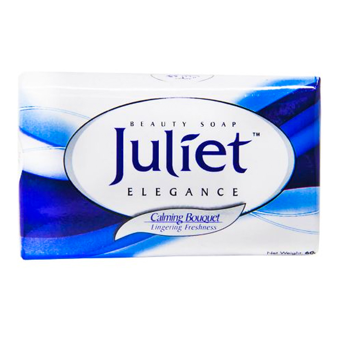 Juliet Beauty Soap Elegance Calming Blue – 60g (72 Pack) | Gentle Luxury for Everyday Skincare