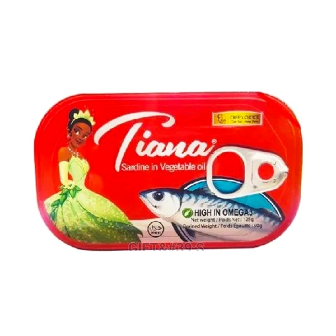 Talia Sardine in Vegetable Oil – 125g (50 Pack) | Fresh, Flavorful & Nutritious