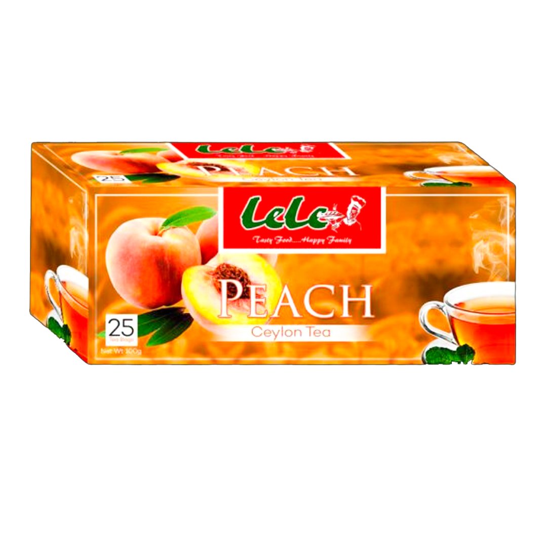 Lele Tea Peach – 25 x 1.5g (12 Pack) | Refreshing & Fruity Tea Delight