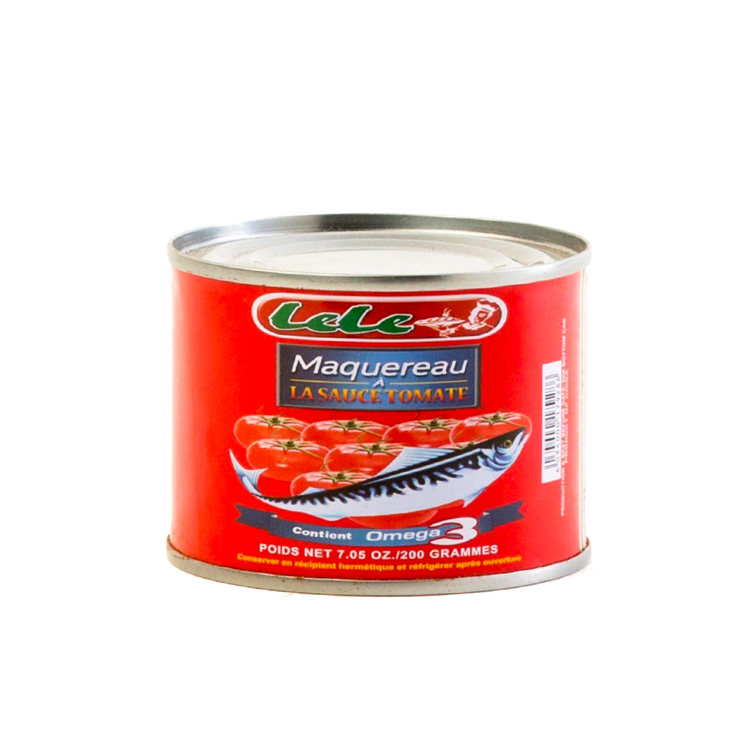 Lele Mackerel In Tomatoes Sauce – 200g (24 Pack) | Rich & Flavorful Seafood Delight