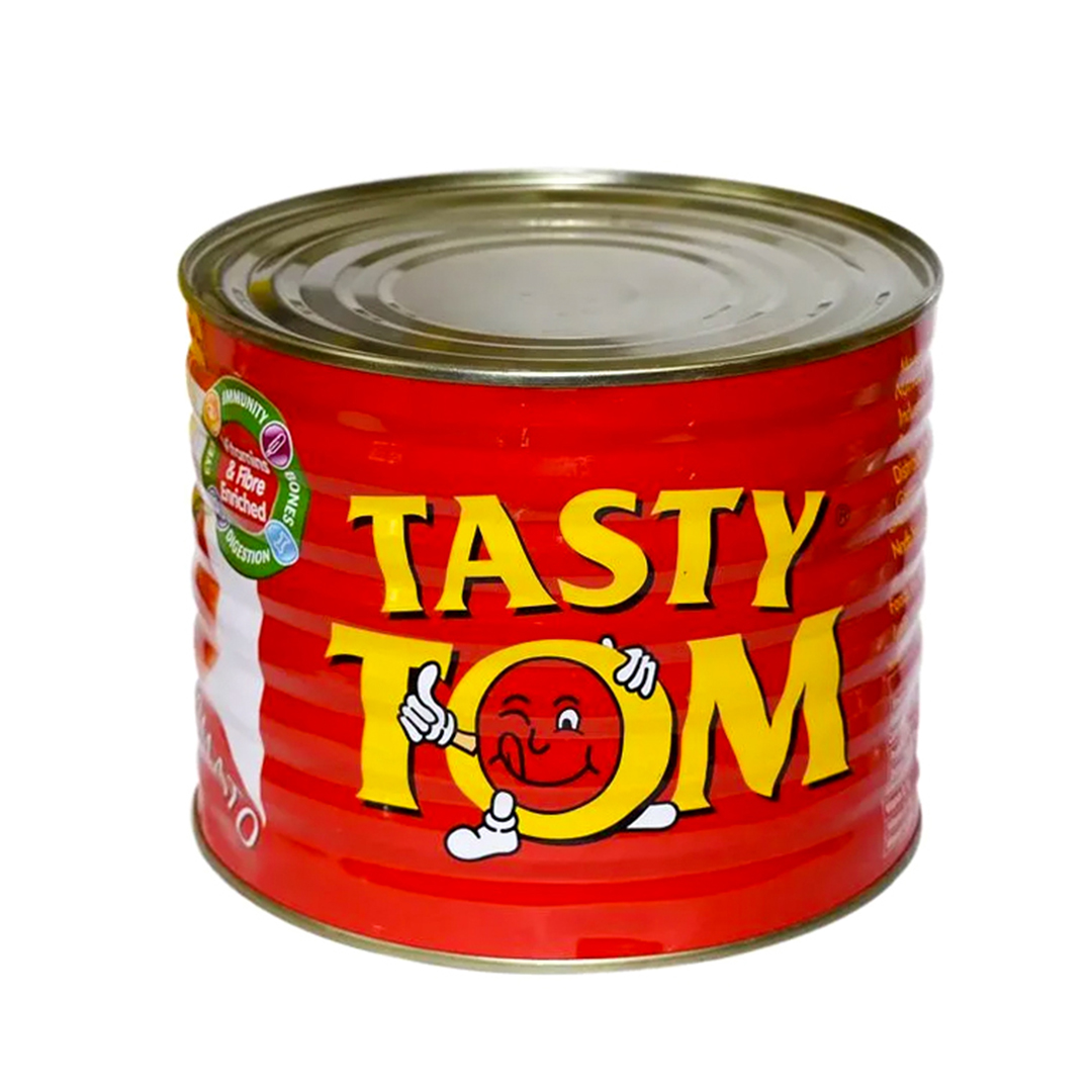 Tasty Tom Tomato Paste Can – 2.2kg (6 Pack) | Rich, Authentic Tomato Goodness