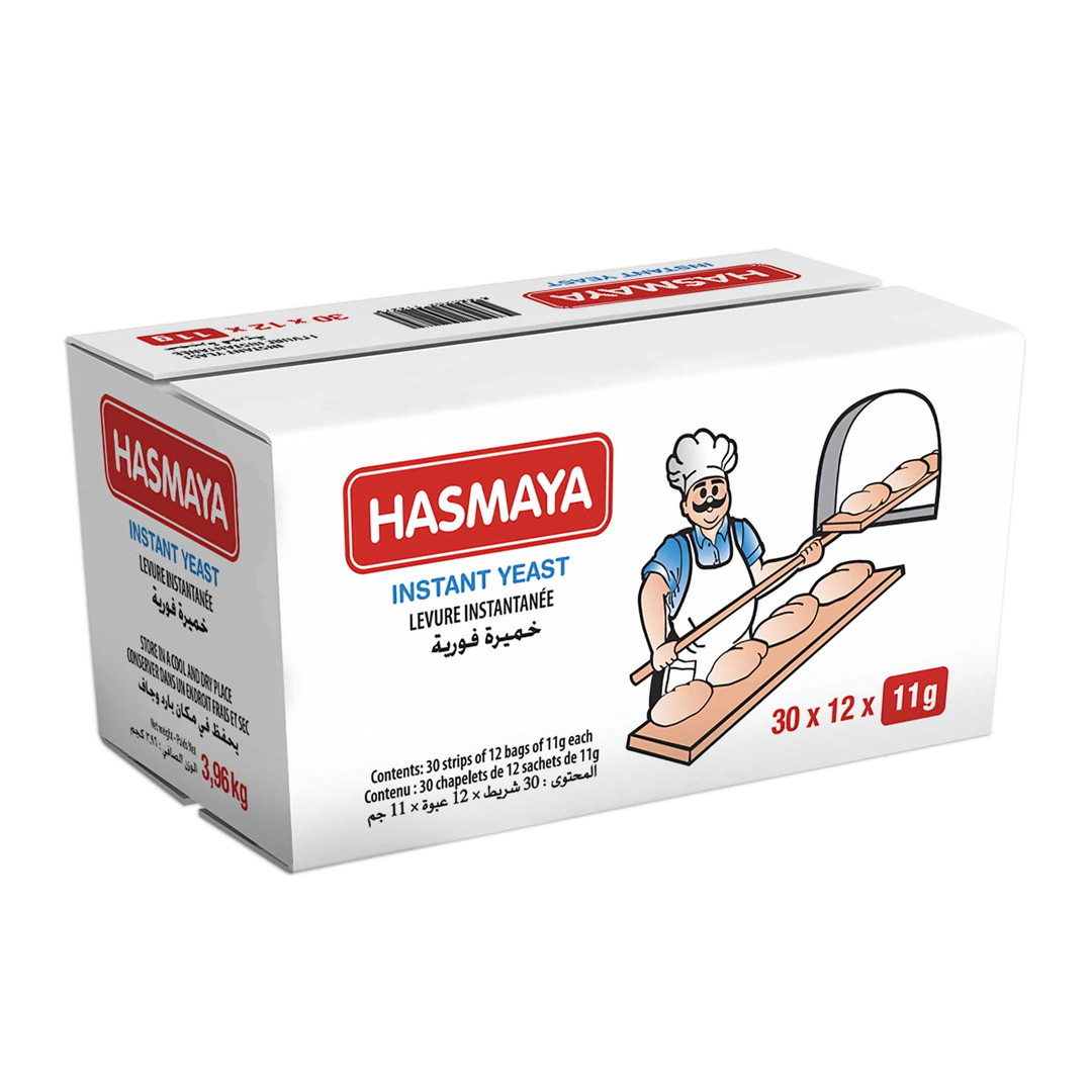 Hasmaya Yeast – 11g (360 Pack) | Consistent, High-Performance Baking Yeast