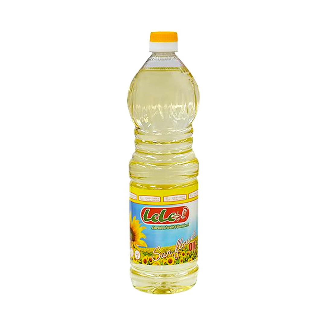 Lele Sunflower Oil – 1L (12 Pack) | Light, Healthy, and Perfect for Every Kitchen