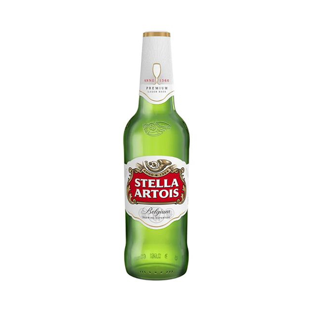 Stella Artois Lager Beer – 4.6% ABV, 330ml Bottle (24 Pack) | Crisp, Refined & Timeless
