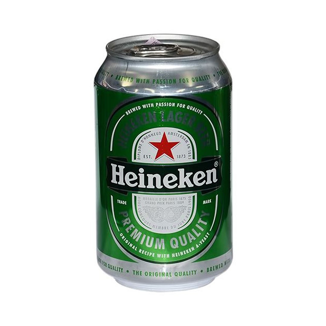 Heineken Lager Beer Can 5% – 330ml (24 Pack) | Crisp, Refreshing, Authentic