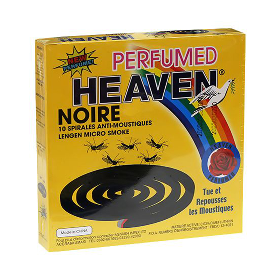 Heaven Perfumed Mosquito Coil – 10g (60 Pack) | Effective Mosquito Protection with a Refreshing Scent