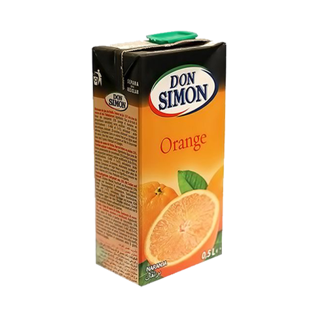 Don Simon Orange Juice – 500ml (12 Pack) | Pure, Nutritious, and Refreshingly Natural