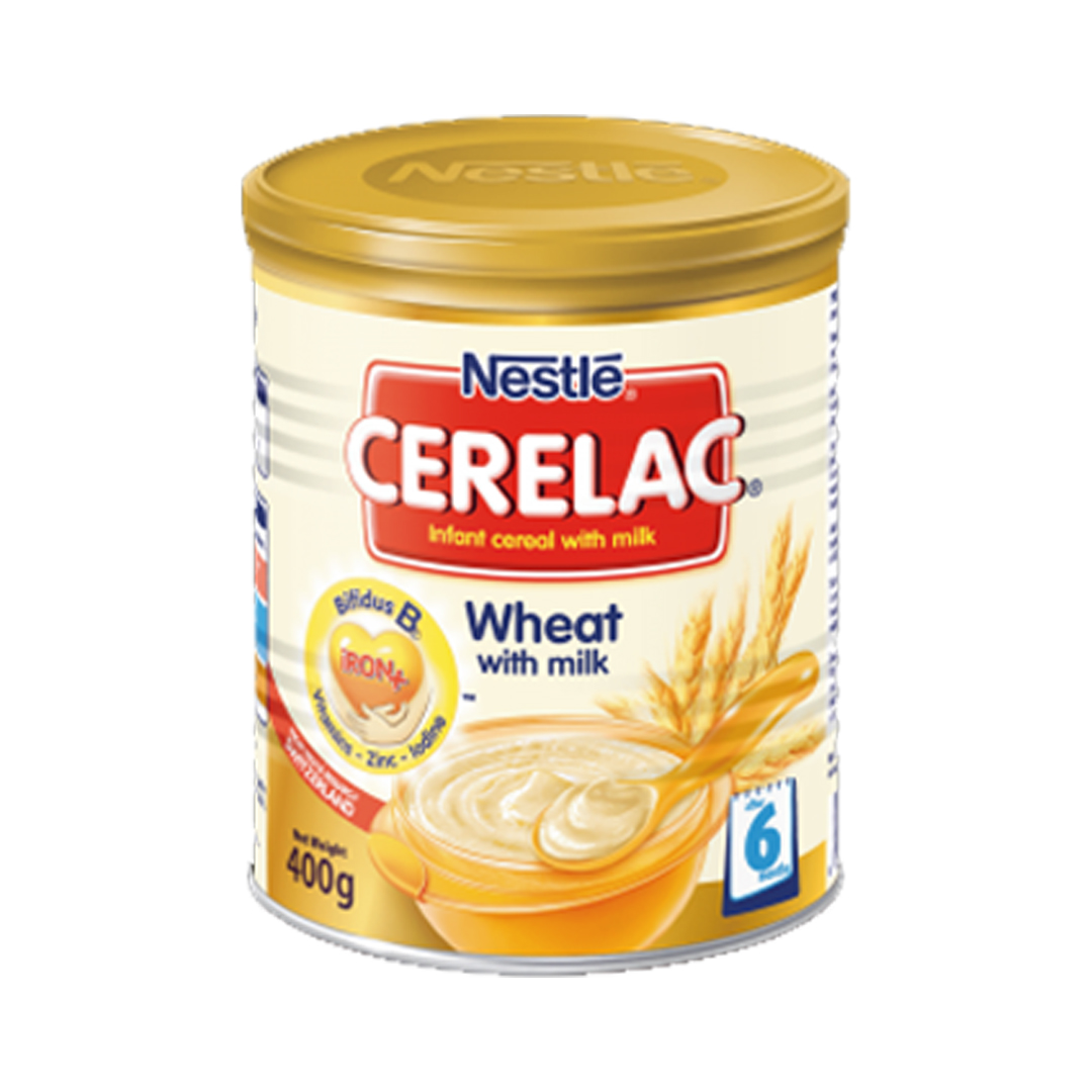 Cerelac Wheat Tin – 400g (12 Pack) | Nutritious Infant Cereal for Healthy Growth