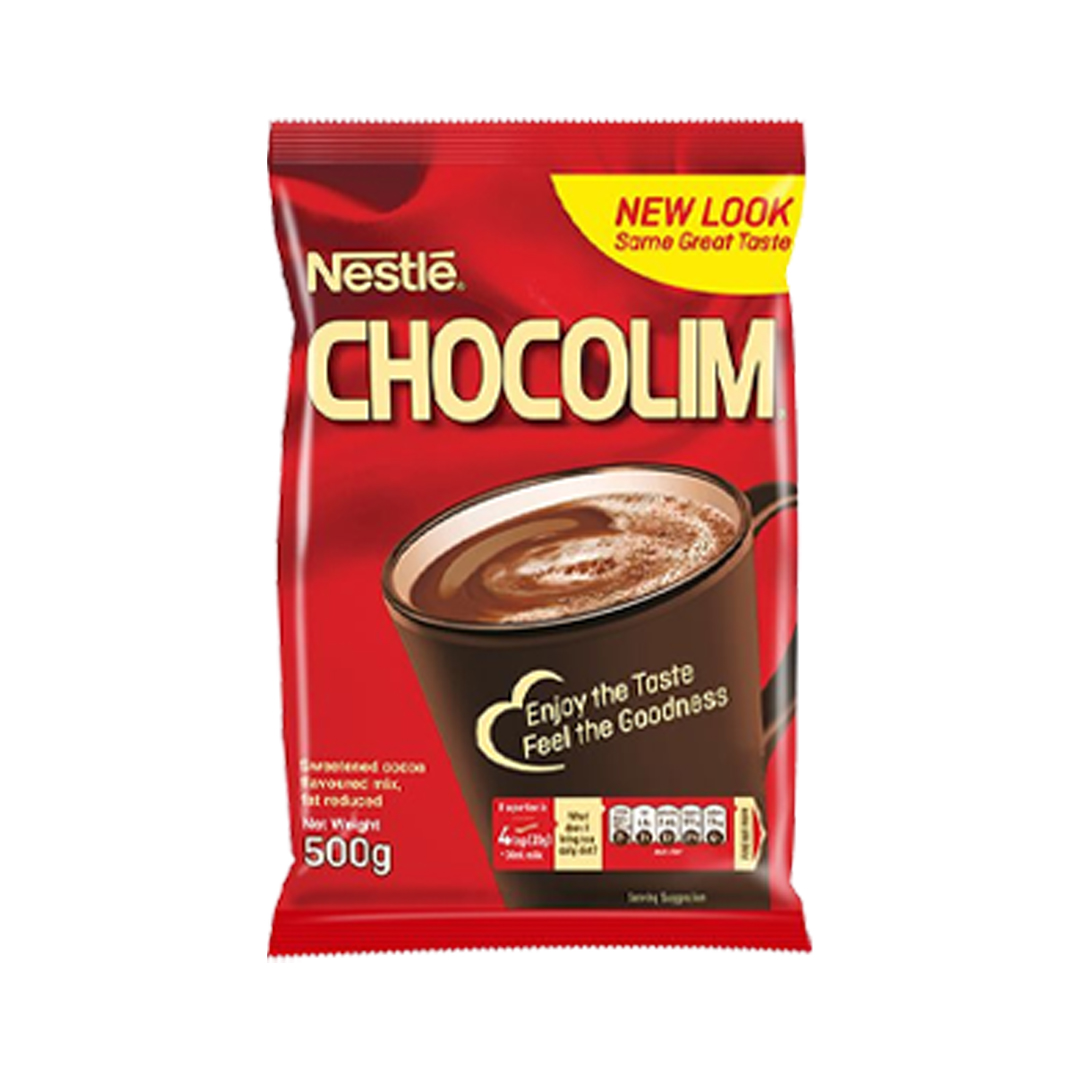 Nestle Chocolim – 500g (12 Pack) | Delicious Cocoa-Flavored Powdered Drink Mix