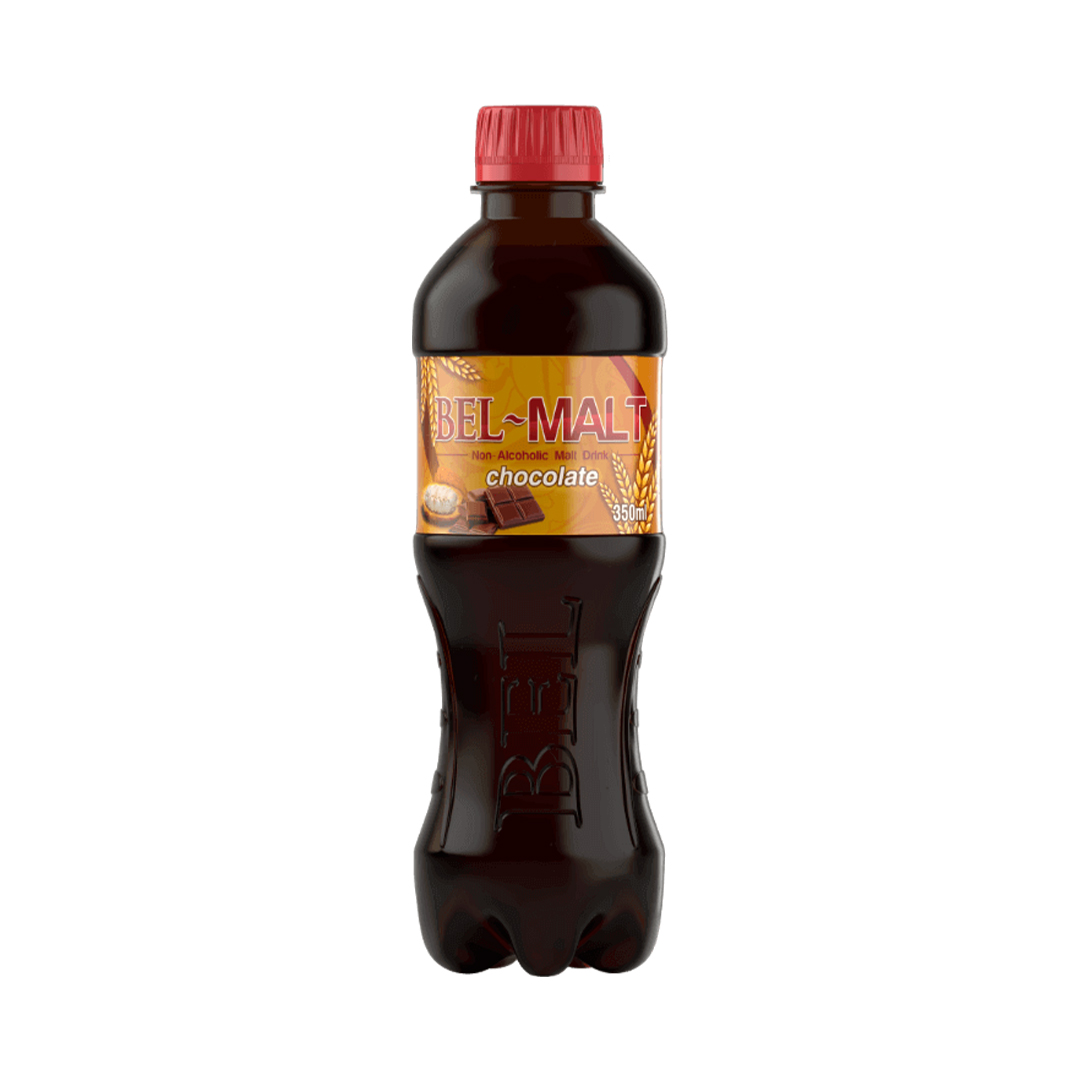 Bel Malt Chocolate – 350ml (12 Pack) | Deliciously Rich Malt and Chocolate Blend
