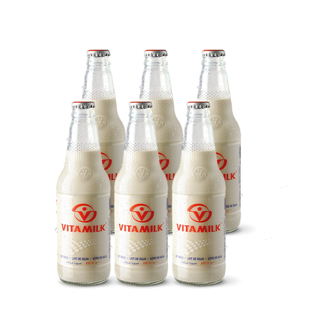 Vitamilk Regular – 300ml (6 Pack) | Nutrient-Rich Soymilk for All Ages