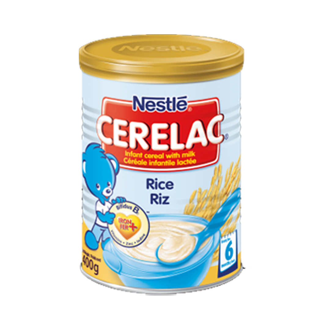 Cerelac Rice Tin – 400g (12 Pack) | Wholesome and Nutritious Infant Cereal